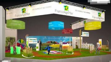 maquette stand FranceAgriMer - SIA 2018