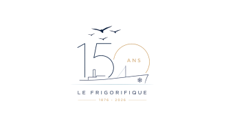 Logo des 150 ans du frigorifique