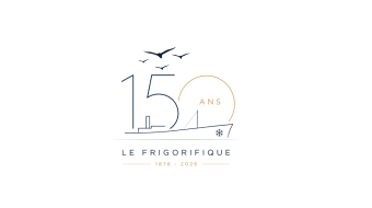 Logo des 150 ans du frigorifique