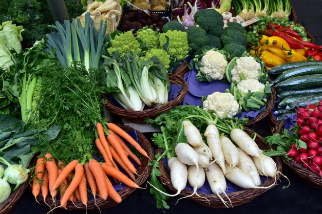 Etal de légumes d'hiver