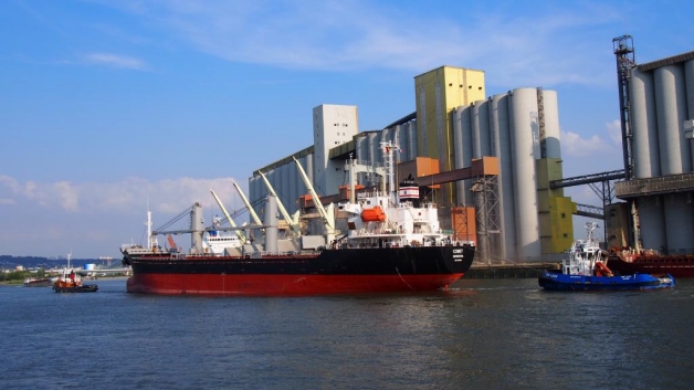 Exportation de céréales au départ du Port de Rouen