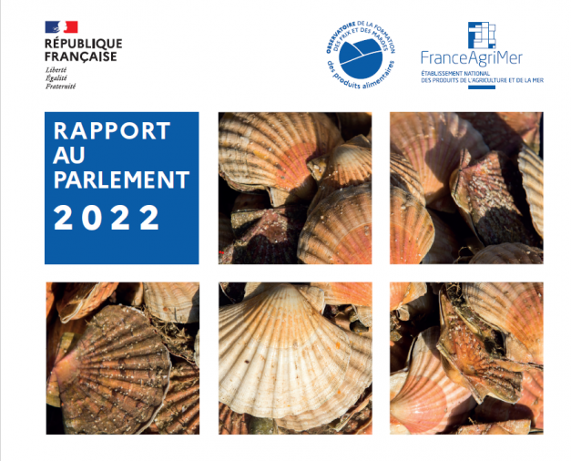 Couverture du rapport 2022 de l'Onservatoire de la formation des prix et des marges des produits alimentaires
