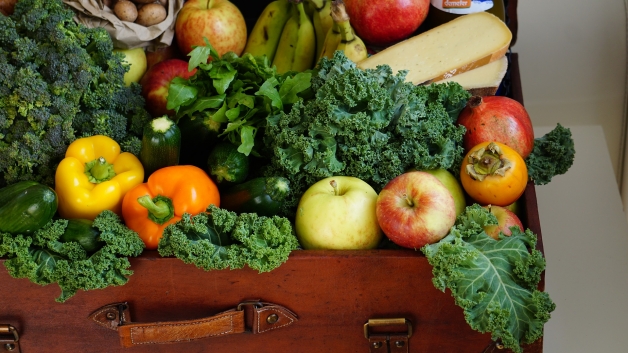 composition de fruits et de légumes