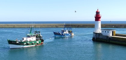 bateaux de pêche au port