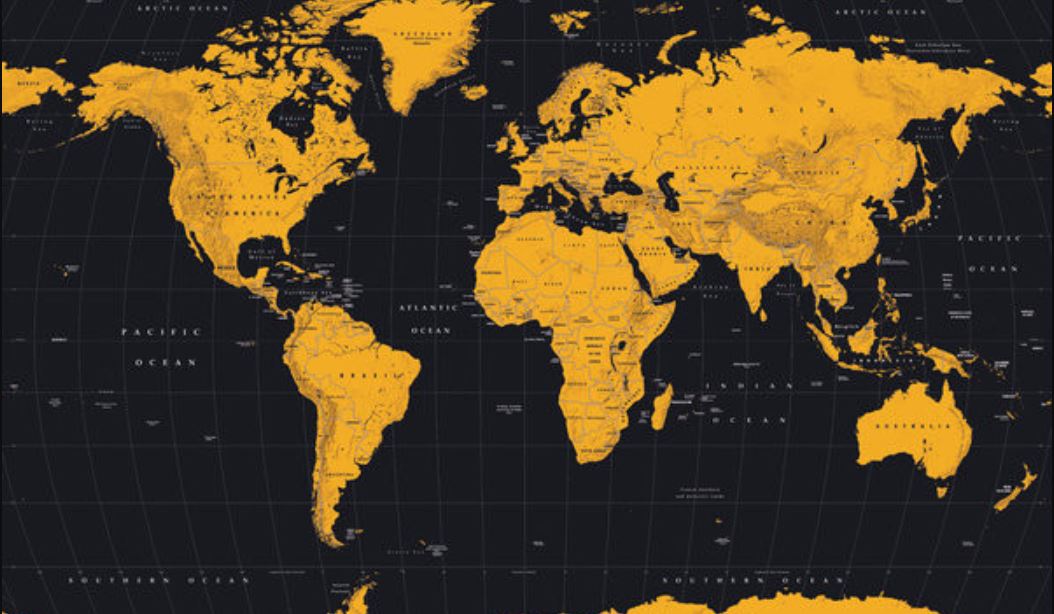 image d'une map monde