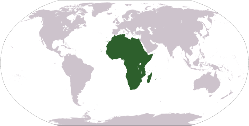 map monde Afrique