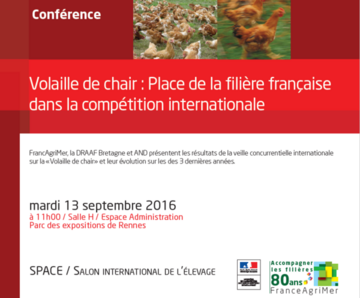 Invitation conférence SPACE compétitivité filière volaiiles de chair française à l'international